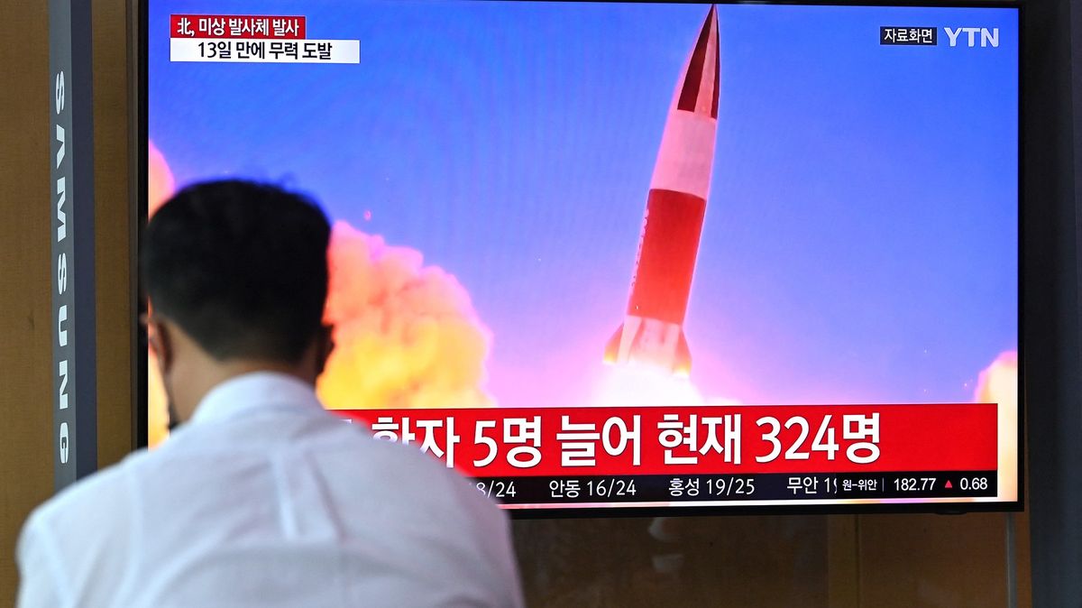 Severní Korea odpálila zakázanou balistickou raketu